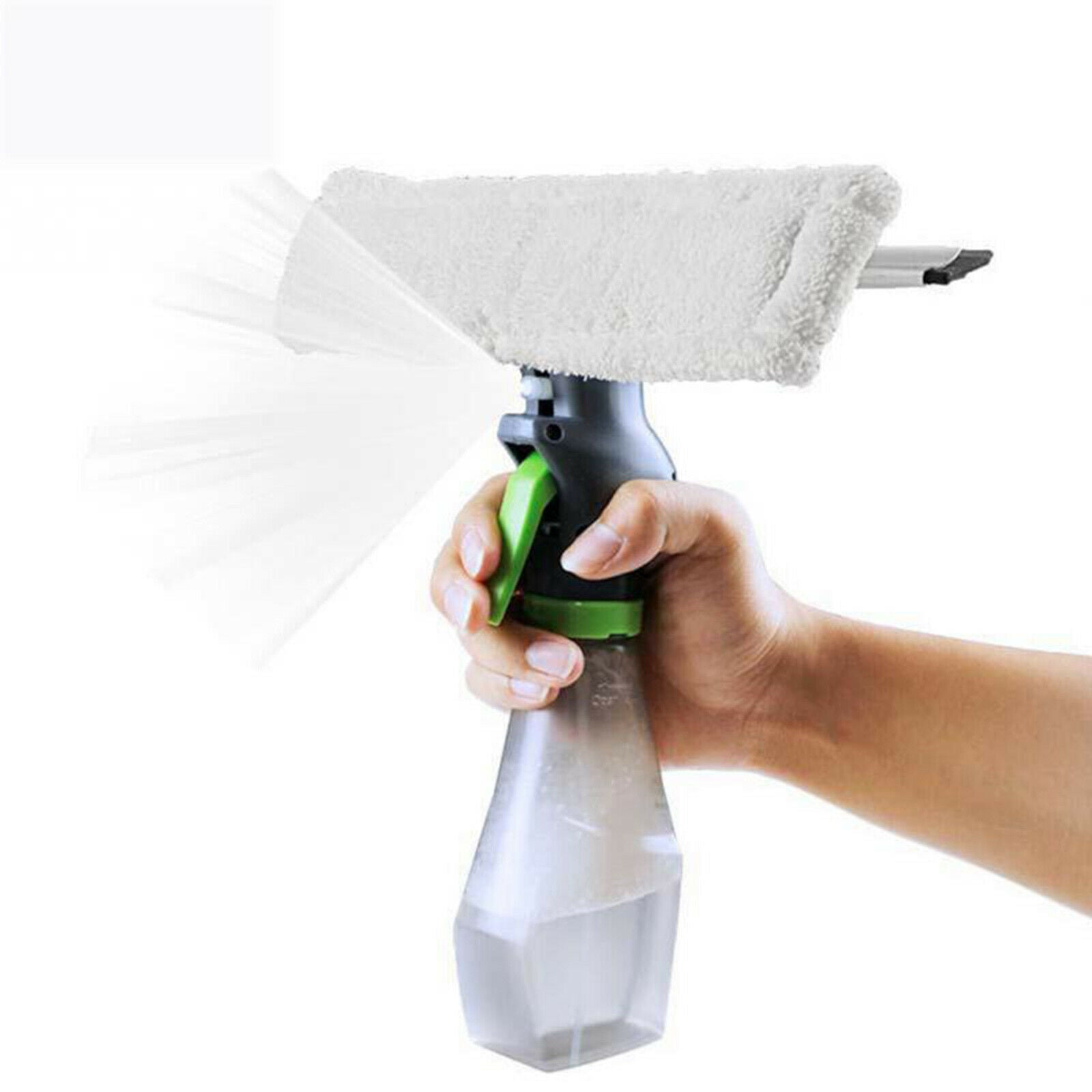 Professional Window Cleaner Tool Spray Bottle Squeegee Glass Cleaning Screen