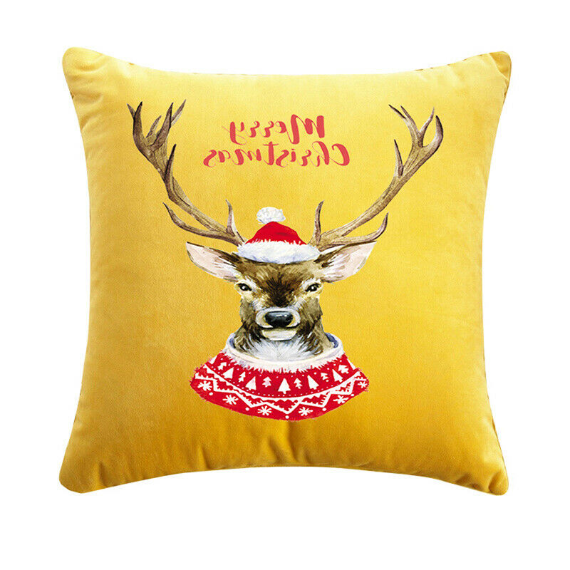 Christmas Elk Patches Washable Heat Transfer Iron-on Patch DIY Accessory Pa BDA