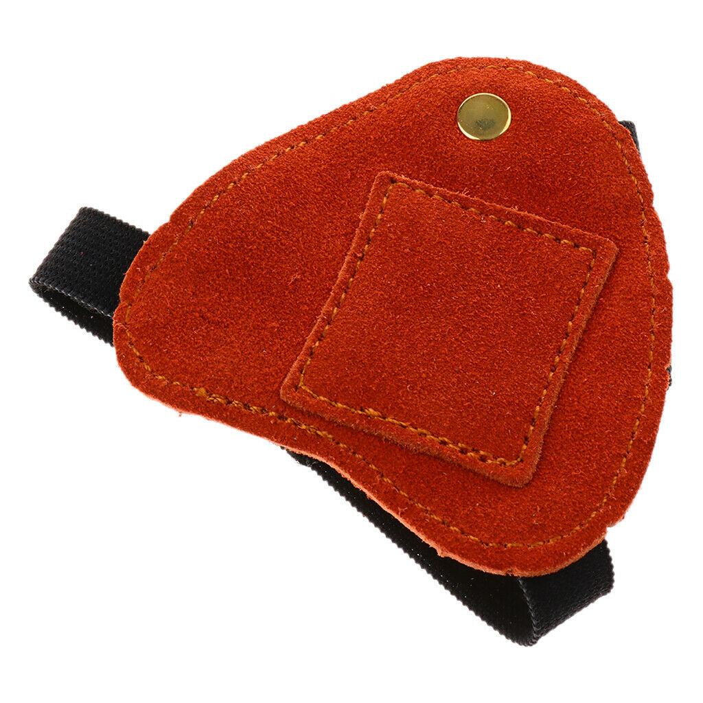 Leather Bow Arrow Left Hand Guard Protector Archery Glove Hunting Shooting