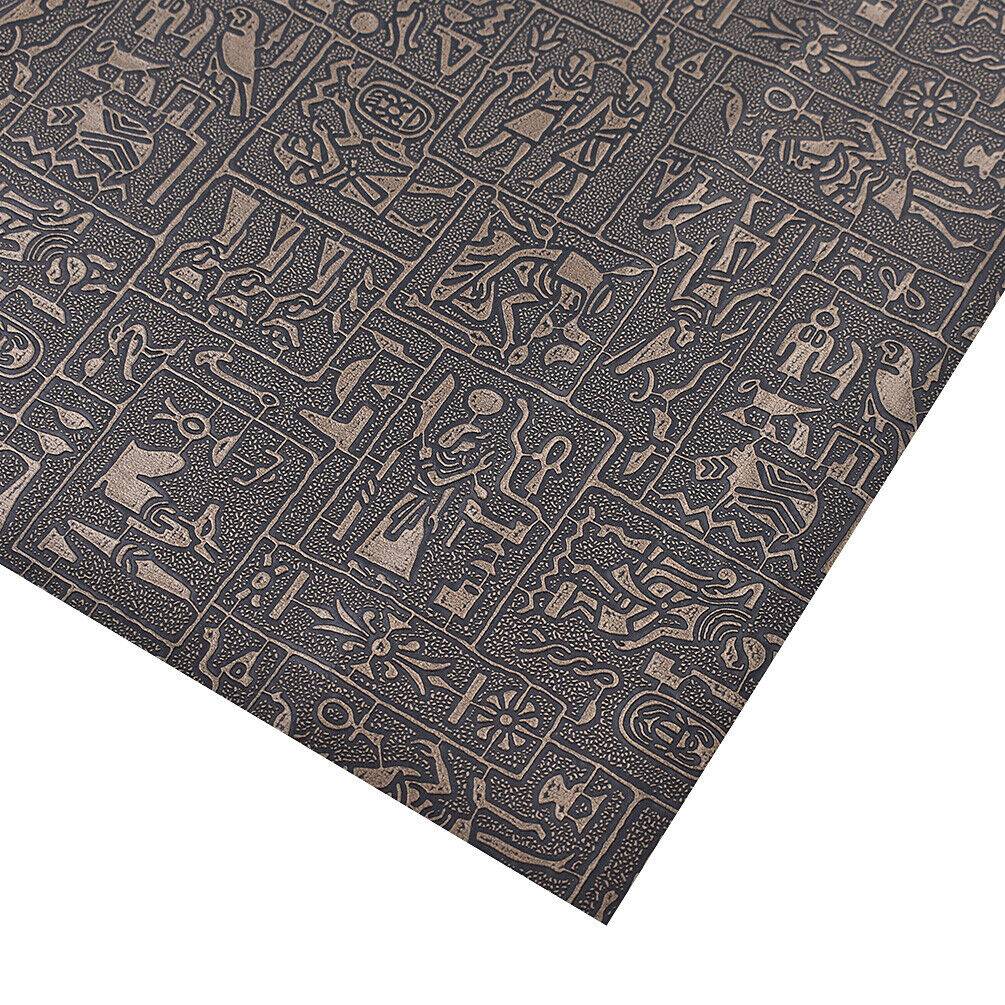 A3 Retro Egyptian PVC Leather Fabric DIY Sewing Supplies Clothing Accessories