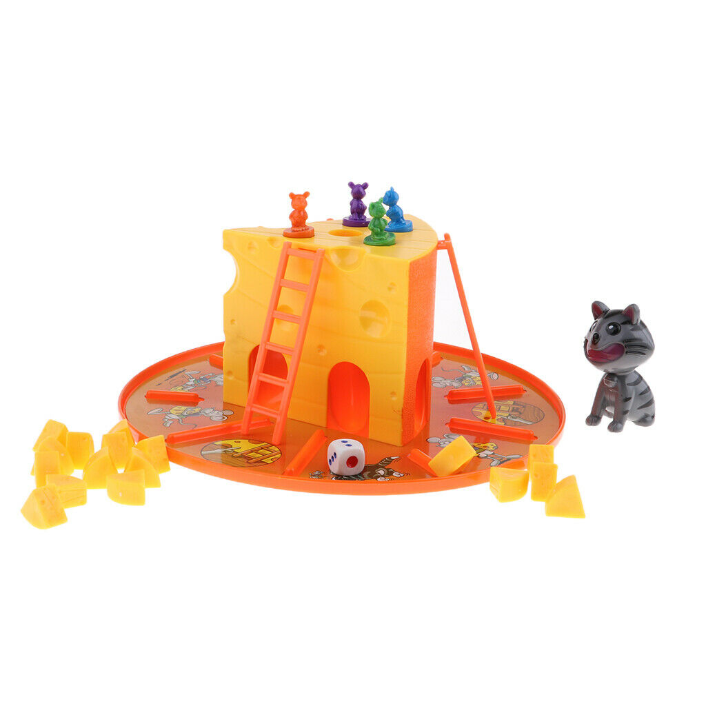 Cat and Mouse Eat Cheese Table Game Entertainment Parent-Child Interaction