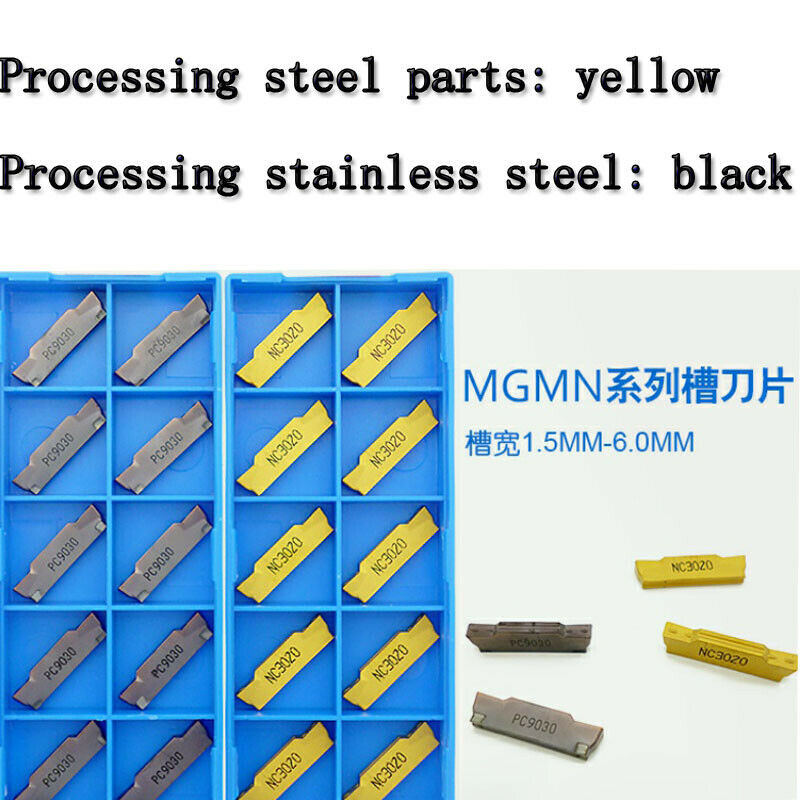 MGMN150-G 1.5mm wide Grooving cut-off CNC Indexable Carbide milling Insert