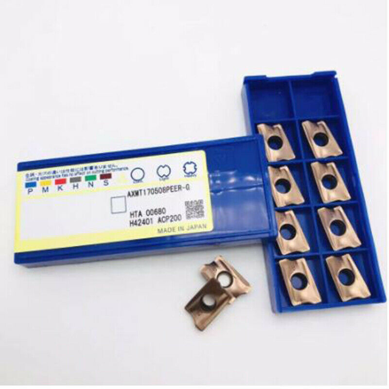 AXMT170508PEER-G ACP200 CNC carbide insert milling cutter blade Grade ACP200