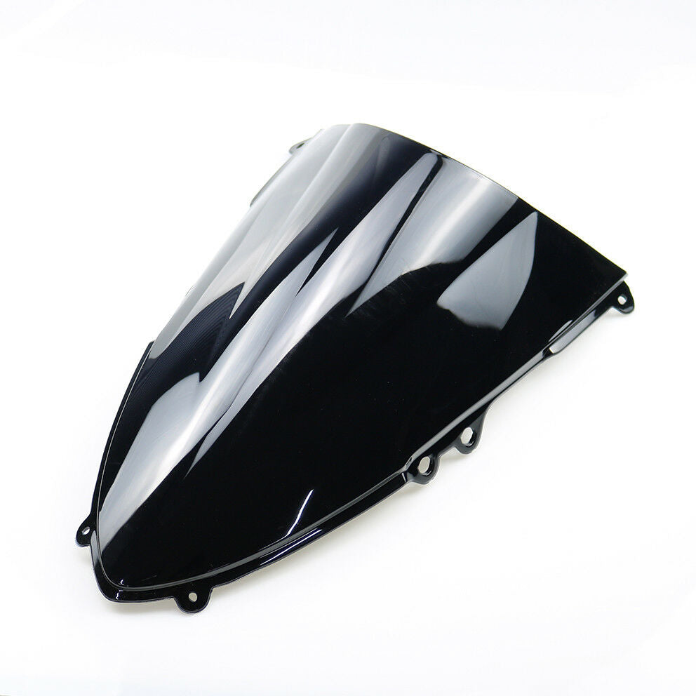 Double Bubble Motorcycle Black Windscreen Windshield for Ducati 1199 2012-2013
