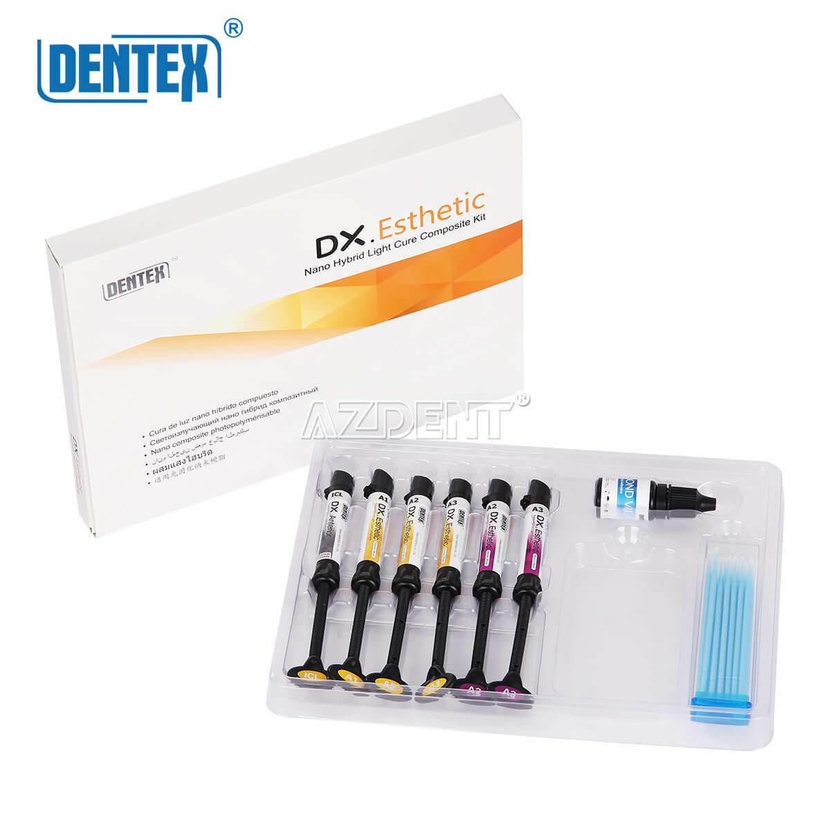 Dental Esthetic Light cure composite Etching Adhesive kit