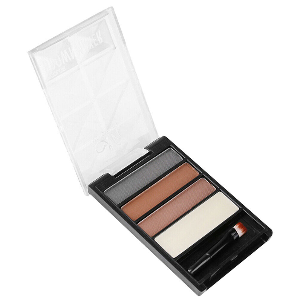 Eye Correcting Powder Lasting Eyebrow Makeup Palette with Brush