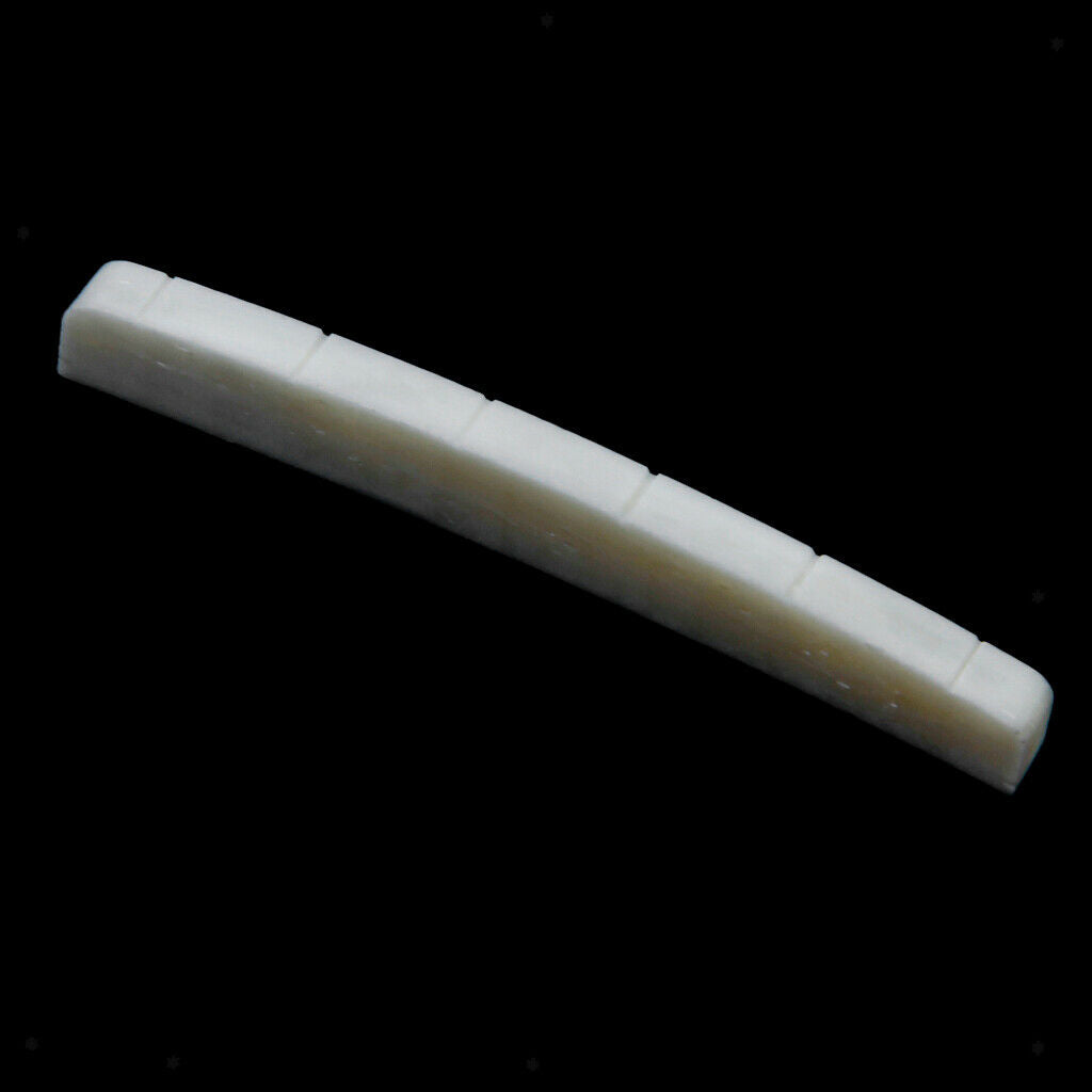 3x Bone Guitar Nuts Beige 43mm Buffalo Saddle Bone Nut for Electric Guitar