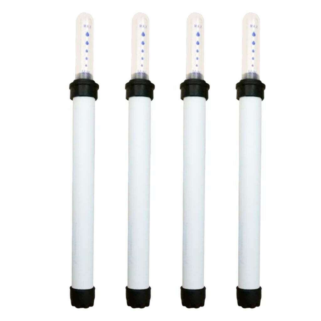 Pack of 4 Soil Moisture Sensor Meter, Water Level Indicator for Garden, Farm,