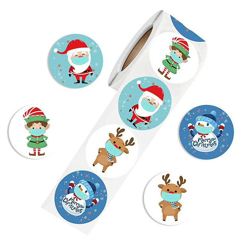 500pcs Christmas gift stickers gift sealing stickers holiday gift wrapping de Ad