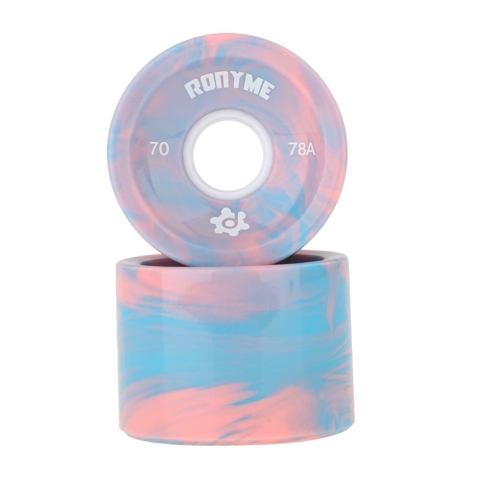 8 Pieces Skateboard Wheels 70x51mm High Performance PU Roller 78A Wheel