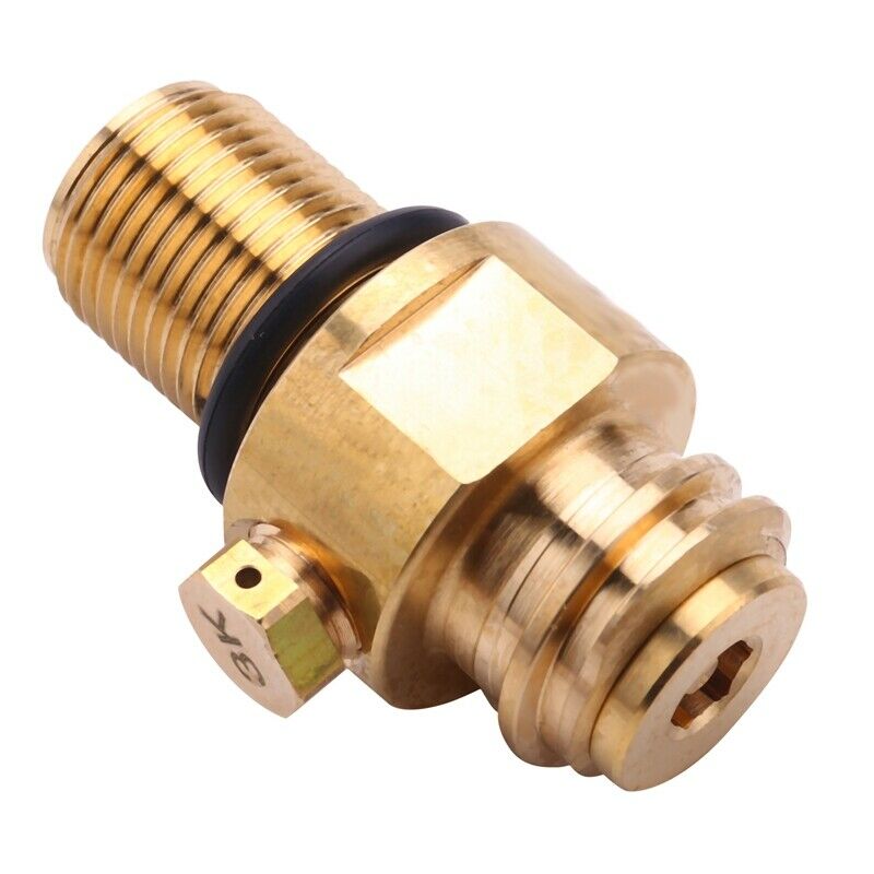 M18X1.5 Thread Tank Maker Valve Adapter Refill Co2 Pin Replacement 150Bar Tr21Q1