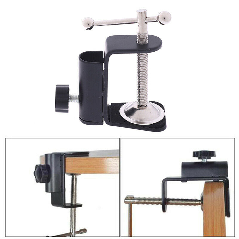 1Pc Cantilever Bracket Clamp Holder Metal Desk Lamp Clip Fittings Base Ho.l8