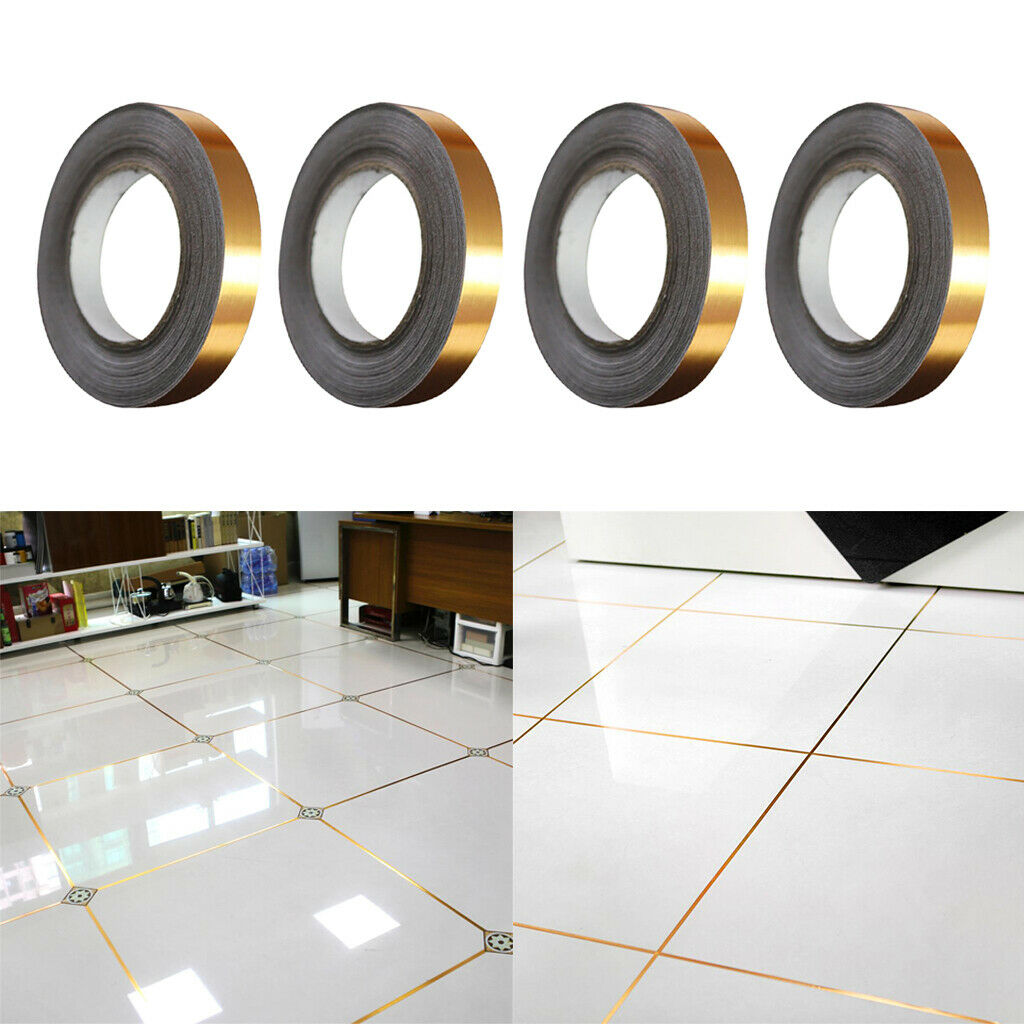 Set Of 4 Lines Sealing Tapes Waterproof Shiny Tapes Strong Hardness, 5mmx50m