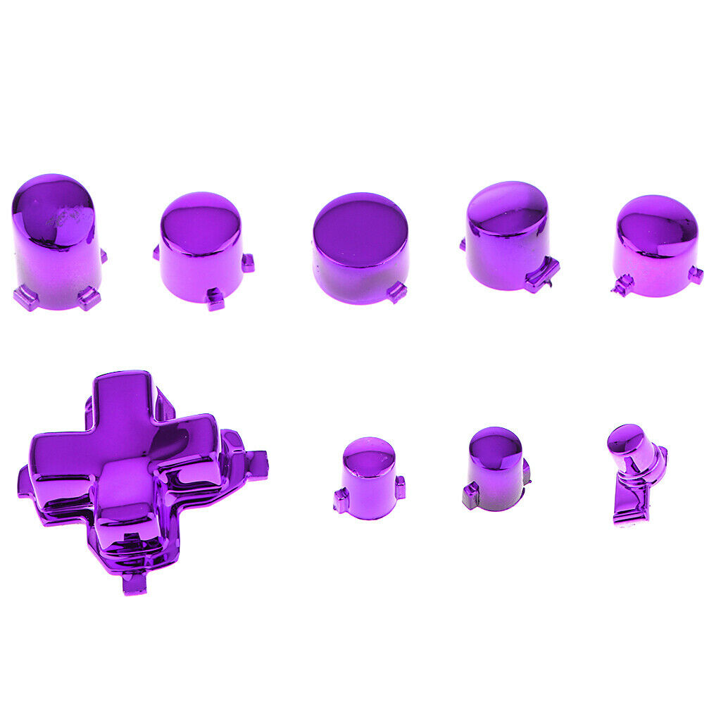 2 Set Full Button Kit Bumper ABXY Dpad Replacement For Xbox One S Controller