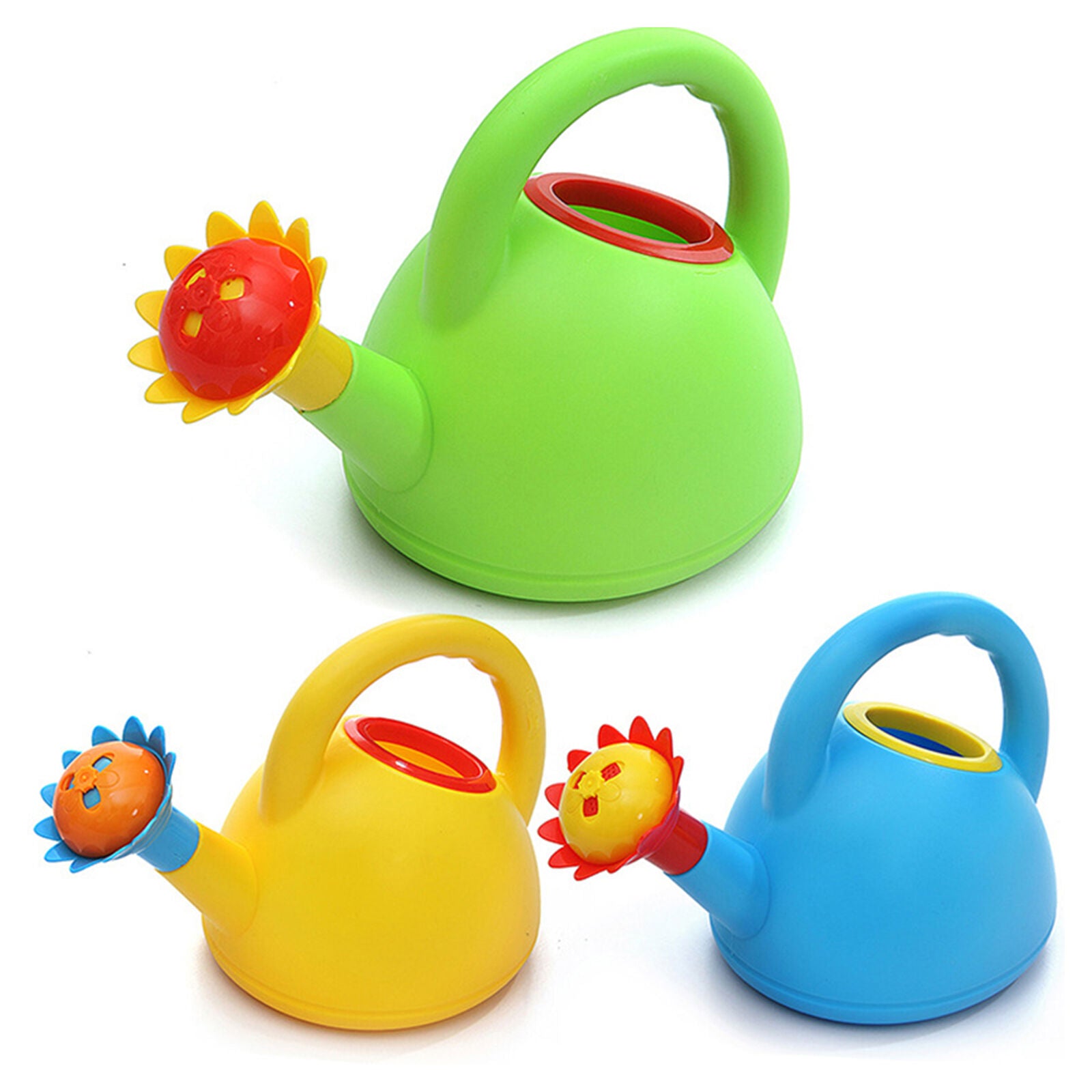 Kids Children Beach Sand Watering Can Toys Plastic Child Bath Playing Game Fun