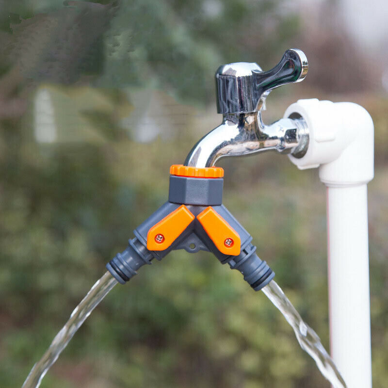 Quick Connector Y Shape Water Tap Splitter Irrigation Agriculture ConnectorA KX