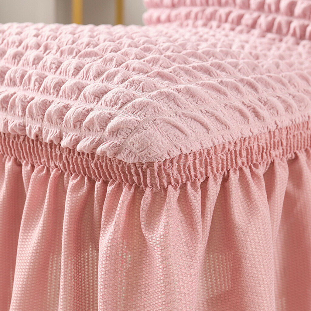 Pack Polyester Removable Banquet Chair Slipcovers Dining Chair Covers Pink