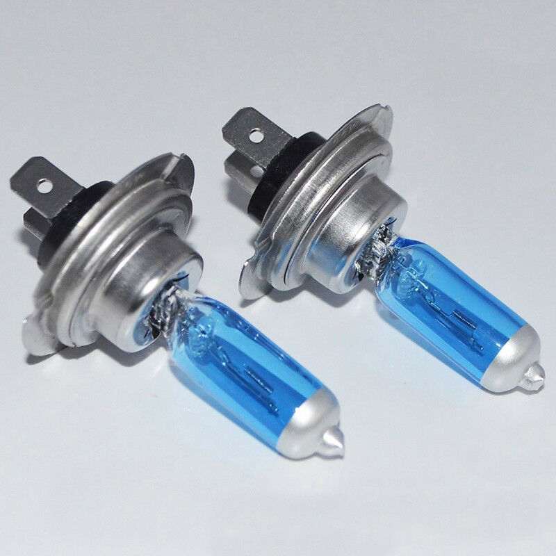 12V 2X Bright H7 100W 6000K Xenon Gas Halogen Headlight White Light Lamp Bulbs C