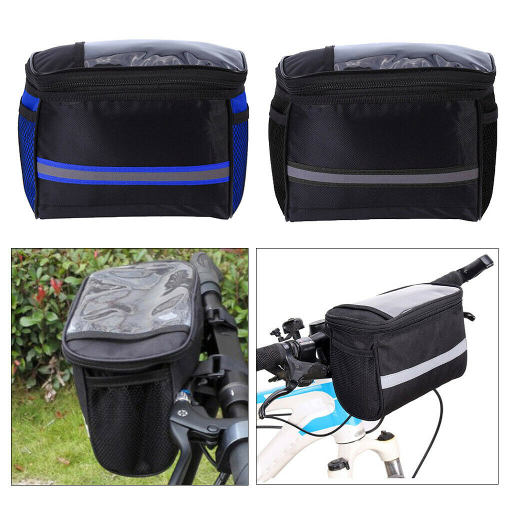 2pack Bike Handlebar Bag Front Storage Bag Holder Storage Cycling Bike Pack