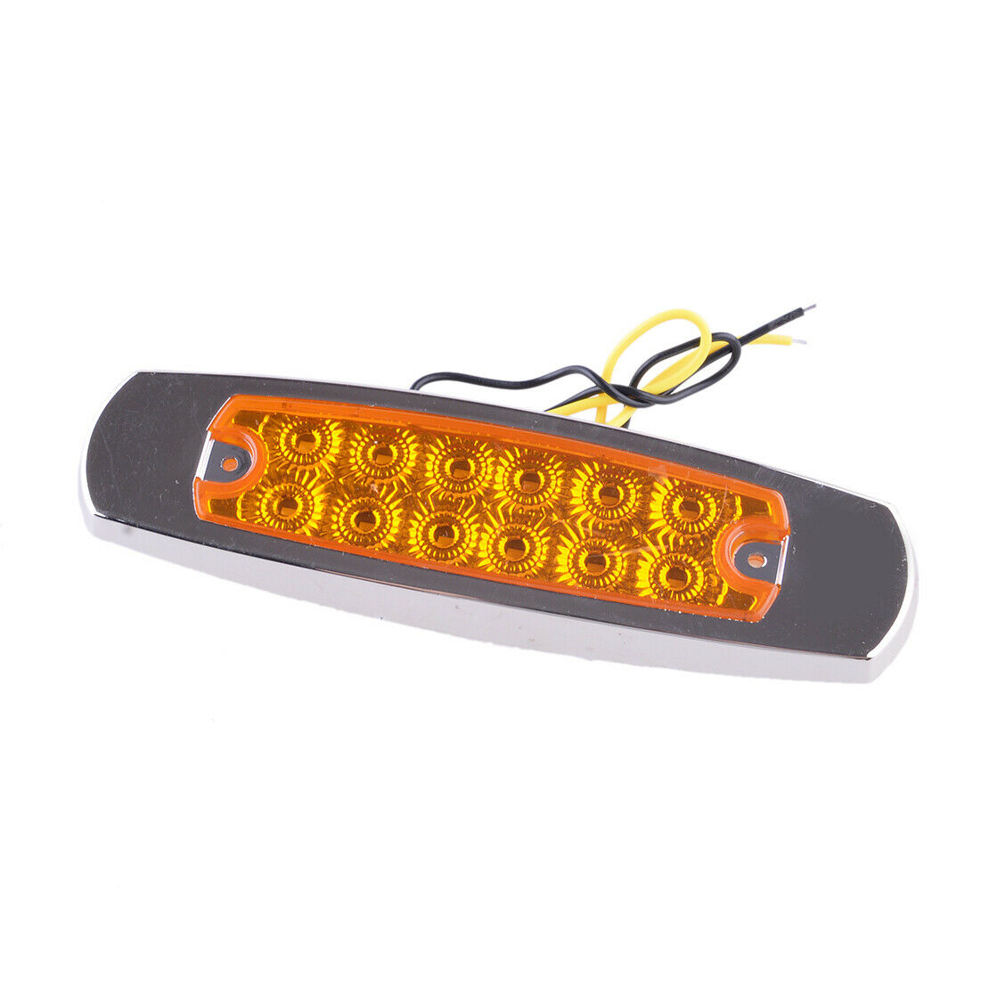 2 x 12-LED Side Marker Lights Truck Trailer RV Clearance Light Waterproof 12V
