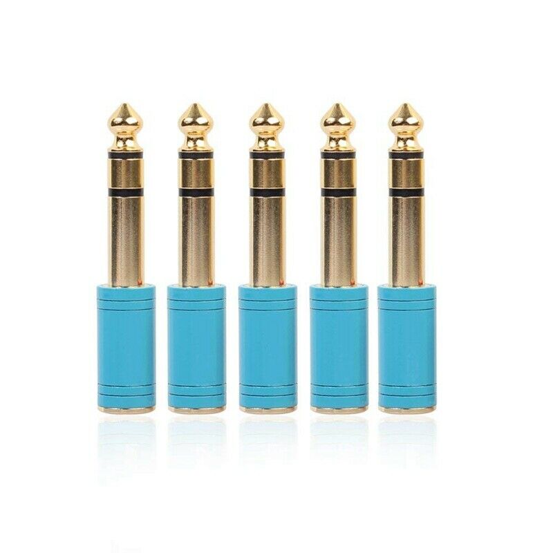 6.5mm 6.35mm 1/4inch Male to 3.5mm 1/8inch Female Jack Stereo Headphone AUX CaU9