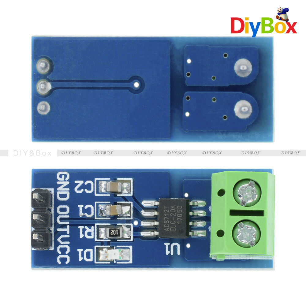 20A ACS712 Module 5V Measuring Range Current Sensor Hall Board For Arduino new