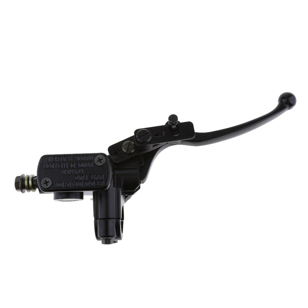 10mm Banjo Black Front Right Hydraulic Brake Master Cylinder Dirt Bike ATV