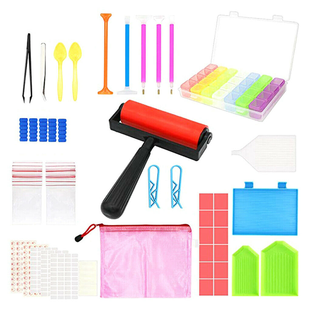 60 Pieces 5D Diamond Painting Tools, Painting Accessories Diamond Cross Sticky