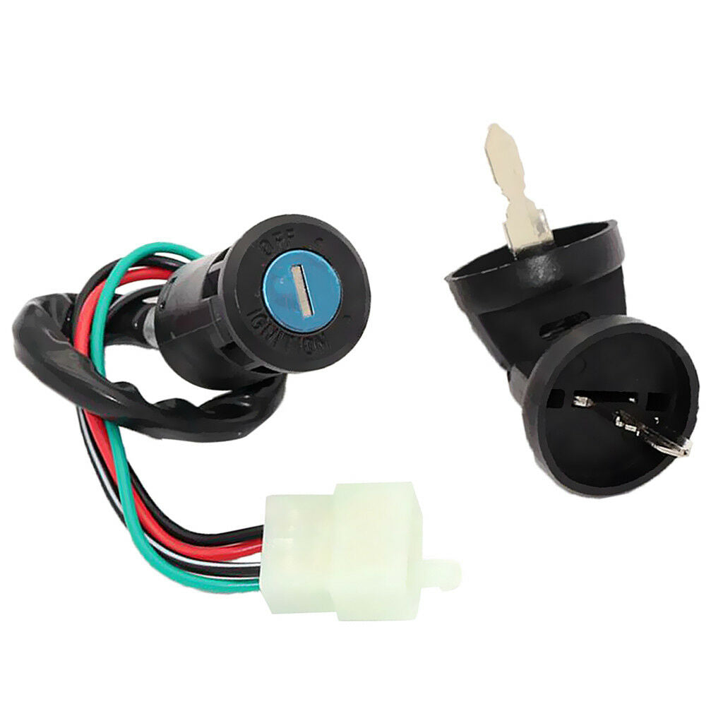 Motorcycle Ignition Key Barrel Switch For 50-125cc ATV Dirt Qaud Bike