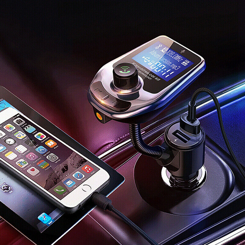 12-24V Car SUV Cigarette Lighter Socket  Dual USB Charger MP3 Player Transmitter