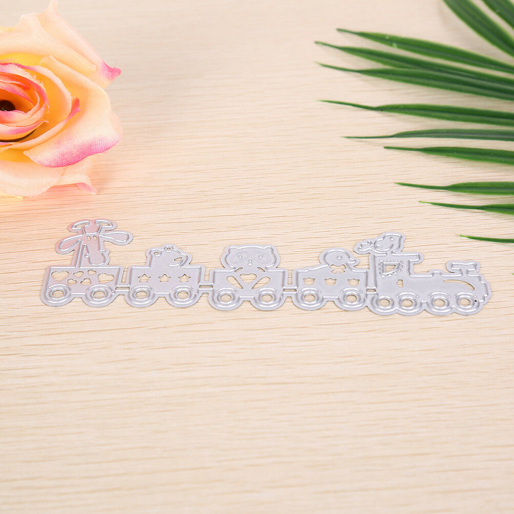 Train Metal DIY Cutting Dies Stencil Scrapbook Album Paper Card Emboss Cra.l8
