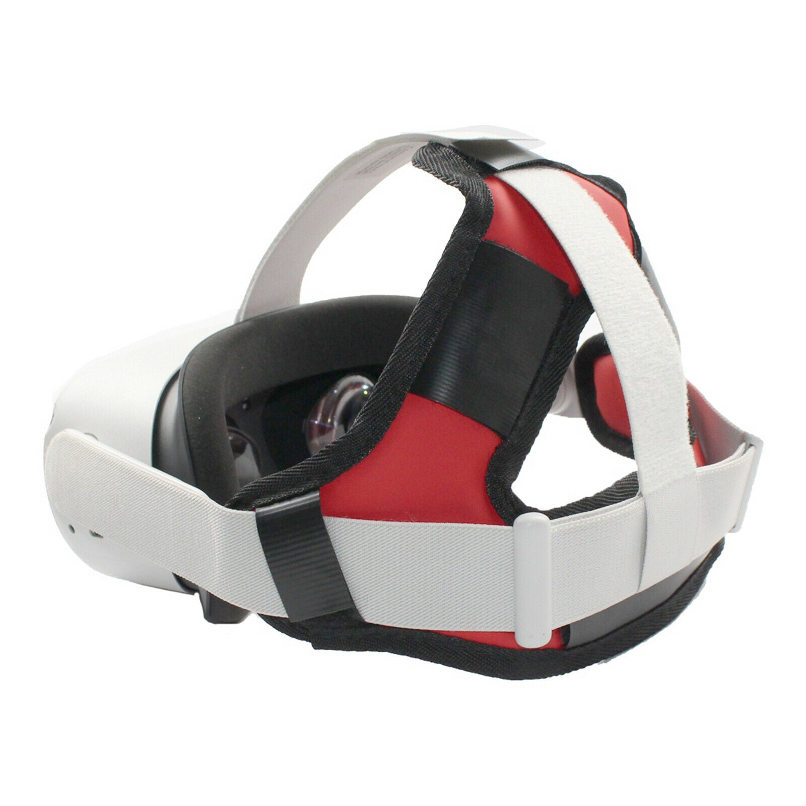 Easy Install Head Strap Pad Cushion Headband Fixing for   Quest2 Red