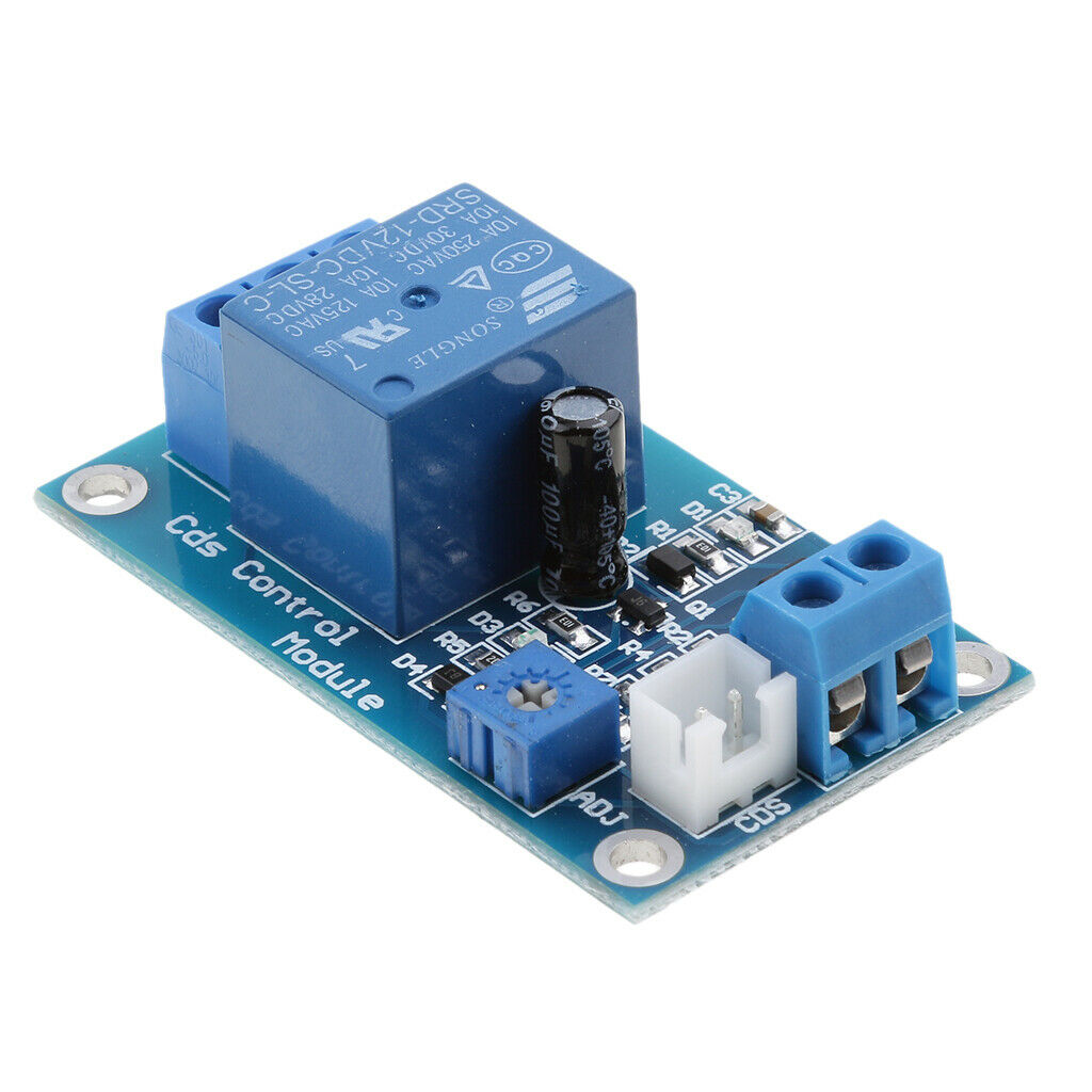 1 Pack XH-M131 Light Switch Photoresistor Relay Sensor Modules DC12V Blue