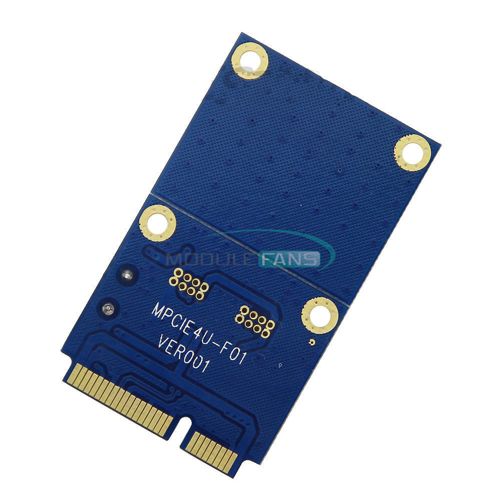 Mini PCIe PCI-E to USB Adapter mPCIe to 5 Pin Dual USB2.0 2 Ports Converter Card