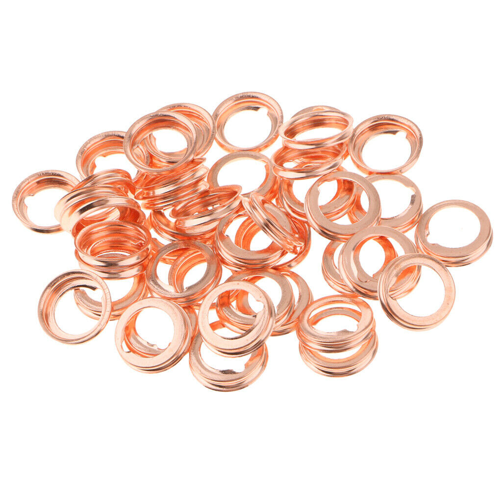 50PCS OIL DRAIN PLUG WASHER METAL SEALS (1026JA00A) For