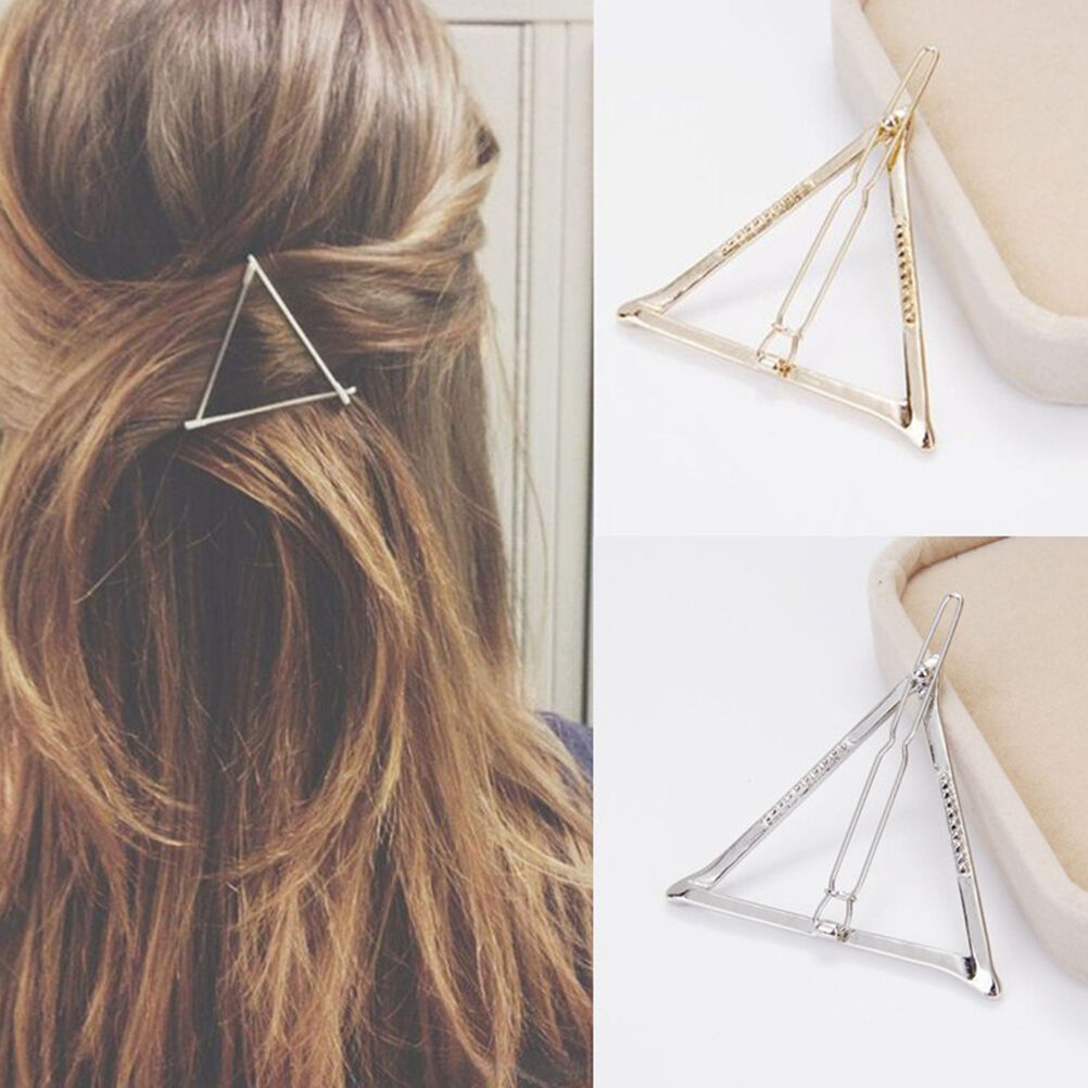 2X Women Korean Style Triangle Hairpin Hair Clip Hair Accessories Bobby Pi.l8