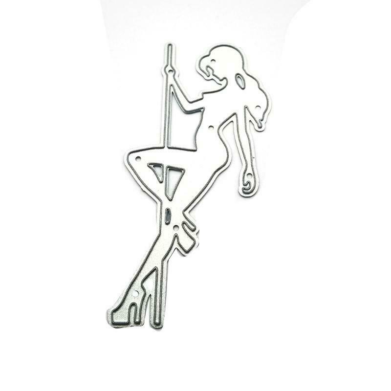 Dancer Metal Cutting Dies Stencil DIY Scrapbook Album Paper Card Template Mold