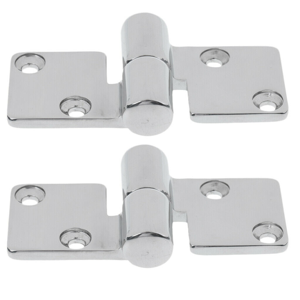 2x Marine 90x38mm Take-Apart Hinge Stainless Steel Lift-off Hinge Left Hand
