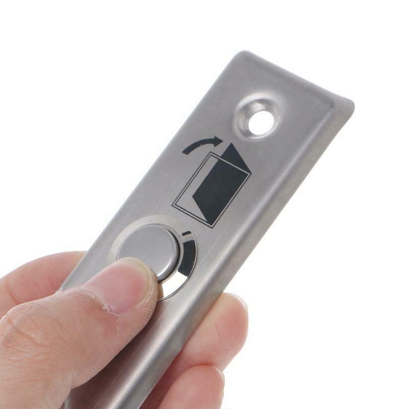 92x28mm Stainless Steel Doorbell Push Button Switch Touch Panel