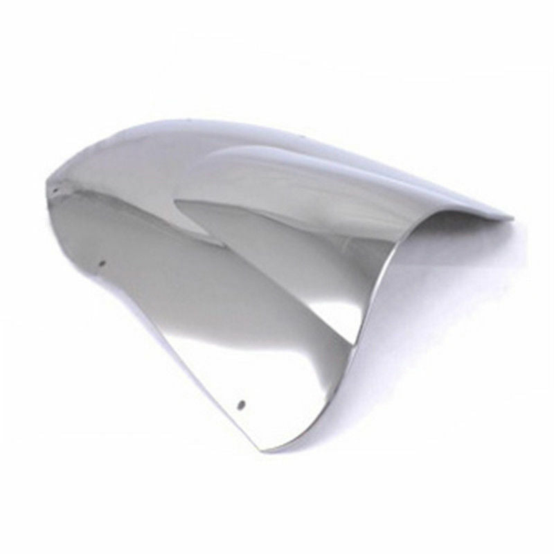Chrome Motor Double Bubble Windshield for Kawasaki Ninja ZX12R ZX 12R 2000-2001