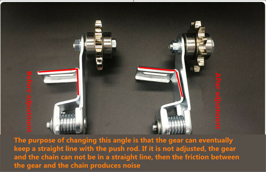 Steel Automatic Chain Tensioner Anti-skid Guide Chain For 428/428H Motorcycle