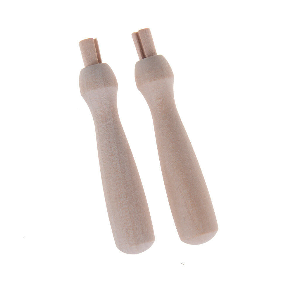 2Pcs Wooden Handle for Felting Needles Pin Tools of Felt of Wool Pi.l8