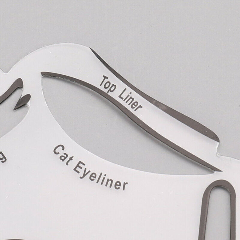 Cat Eyeliner Stencils Winged Eyeliner Stencil Models Eyebrows Card Makeup.l8