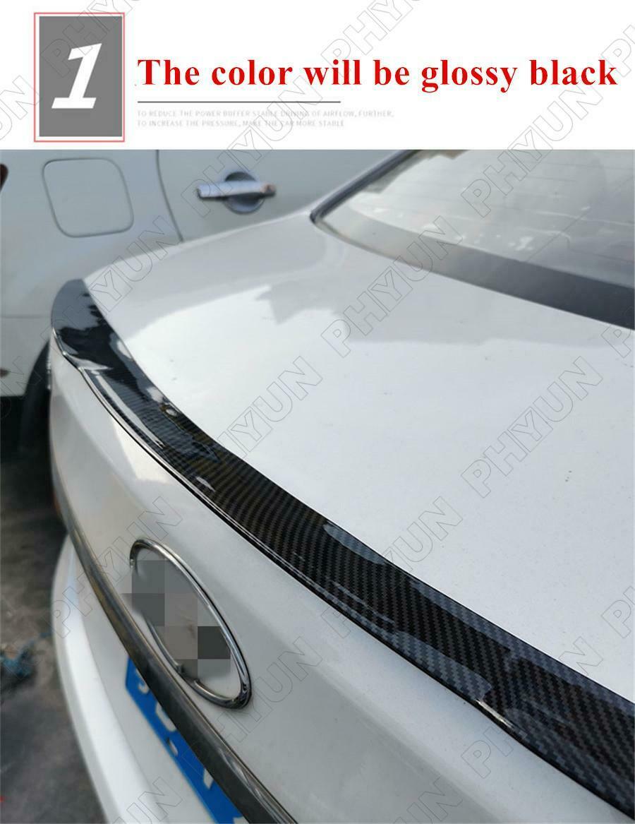115cm Black PU Car Rear Roof Lip Spoiler Tail Wing Body Kit Hatch SUV Universal
