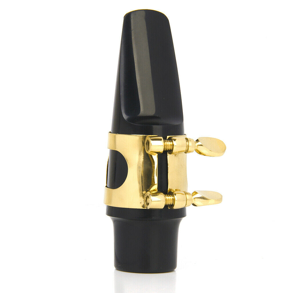 2x Alto Saxophone Mouthpiece with Ligature Protective  2.5 Reed Teeth Cushion