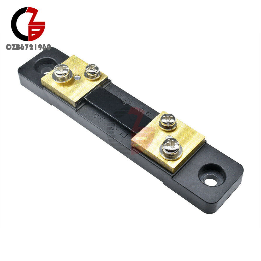FL-2 Shunt 75mV 30A DC Current Shunt Resistor for Amp Meter Panel Meter Ammeter