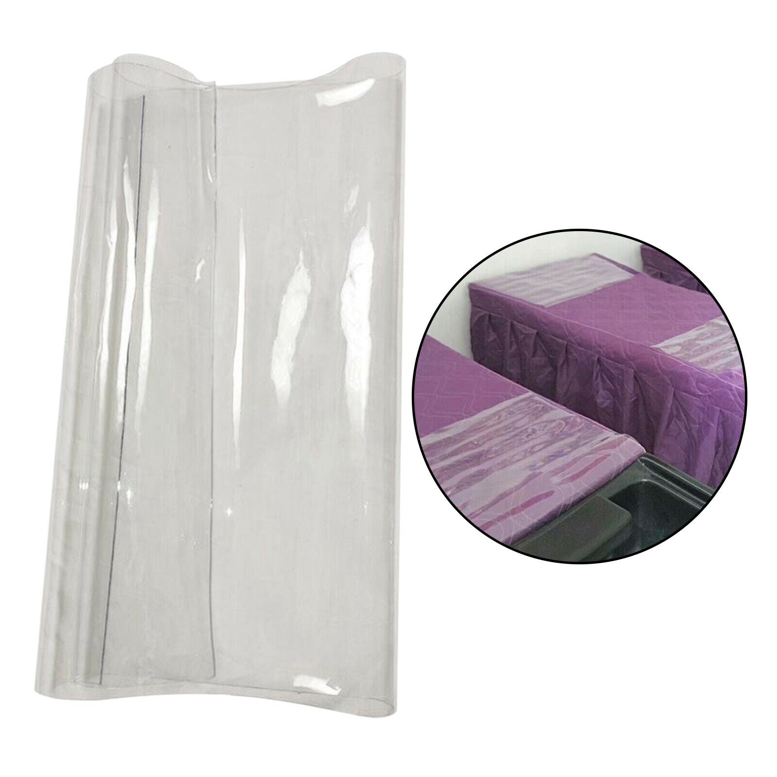 Reuseable Massage SPA Salon PVC Clear Waterproof Shampoo Bed Pad 50x60cm