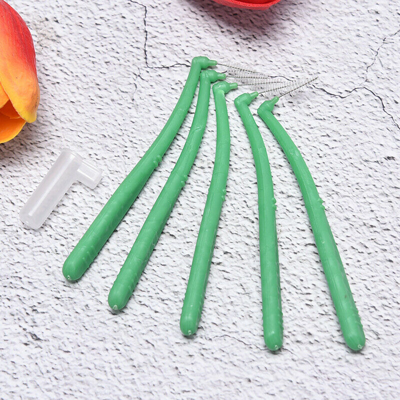 5Pcs Teeth Interdental Brushes Clean Tooth Floss Head Hygiene Dental Oral.l8