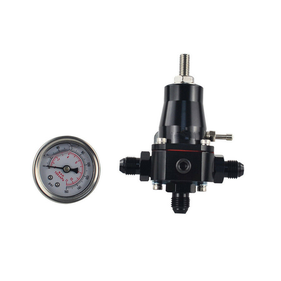 Black Fuel Pressure Regulator Handle High-flow Electronic Fuel Injection System