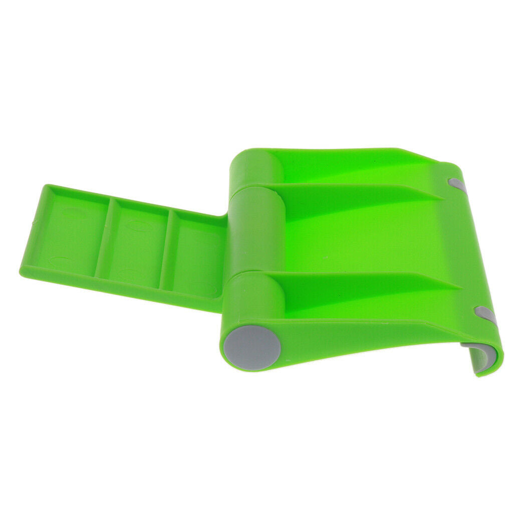 2Pack Folding Adjustable Bracket Cell Phone Desktop Stand Holder Red+Green